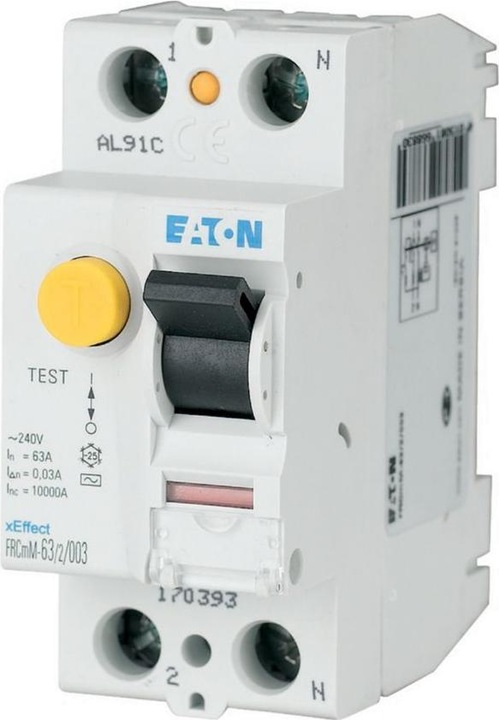 Produktbild Eaton FI-Schalter, 40A, 2p, 30mA, Typ G/A 170384