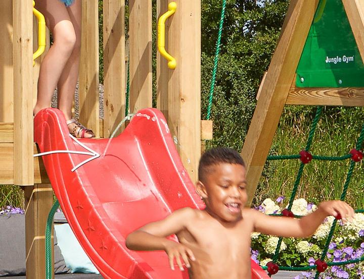 Image du produit Jungle Gym Glissière d'onde longue rouge