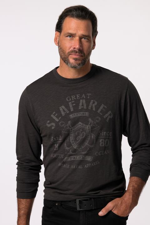 Immagine prodotto JP1880 Maglia a maniche lunghe con stampa sul petto, fino alla tg. 8XL (8XL)