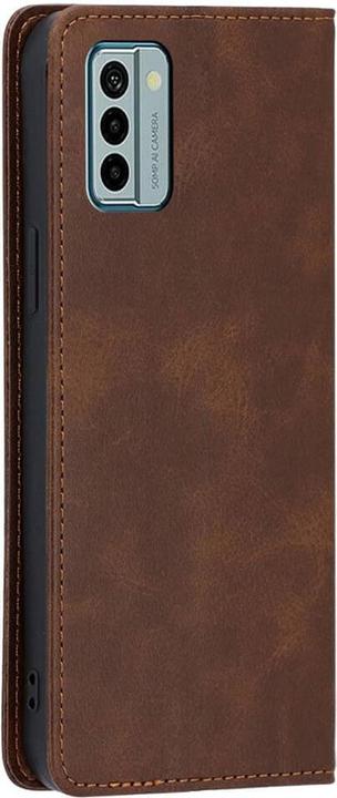 Actual product image Cover-Discount Nokia G22 - Stand Flip Case Cover brown (Nokia G22)