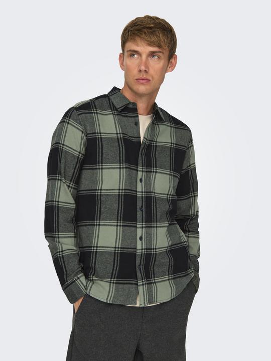 Produktbild Only & Sons Slim Fit Hemdkragen Hemd Hemd (XL)
