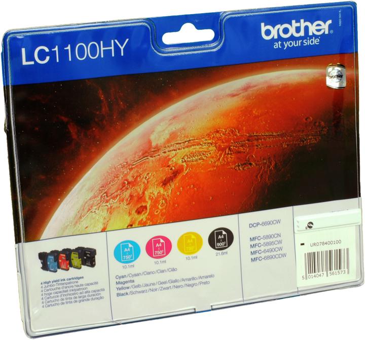 Actual product image Brother LC-1100HYVALBPDR Valuepack (C, FC, M, Y)