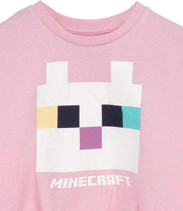 Produktbild Minecraft TShirt Front mit Knoten Mädchen (158, 164)