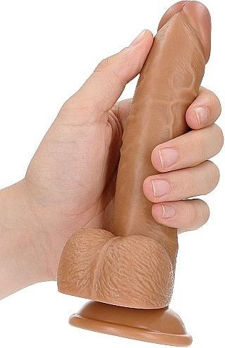 Image du produit RealRock Gode réaliste avec balles et coupelle d'aspiration