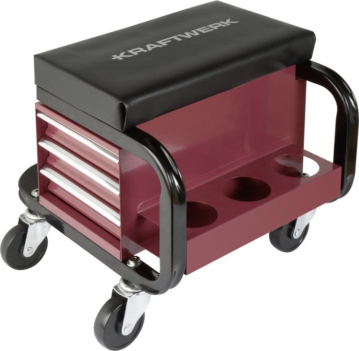 Actual product image Kraftwerk Workshop mobile seat (incl. drawers & shelf) (400 cm)