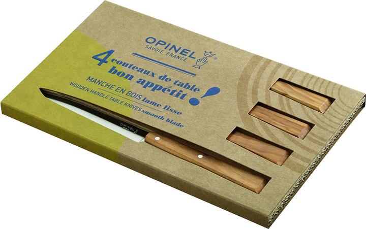 Actual product image Opinel Knife set Bon Appetit (4 Piece, Knife)