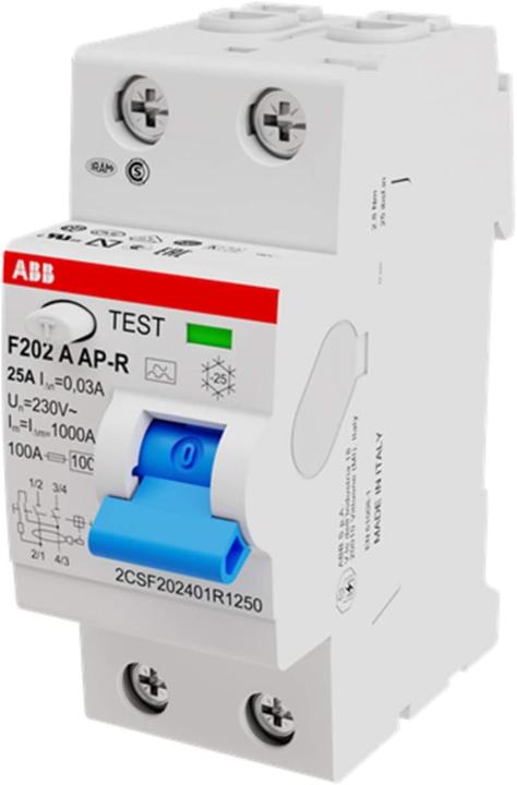 Immagine prodotto ABB F202A-25/0.03AP-R INTERRUTTORE FI