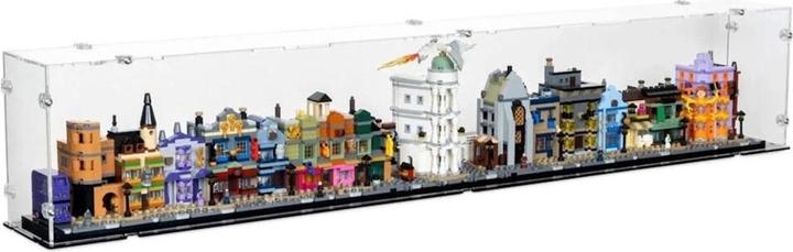 iDisplayit Acrylic display for LEGO® 76444 Harry Potter The Wizarding Shops of Diagon Alley (76444, LEGO Harry Potter)