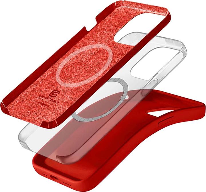 Actual product image Crong Magnetic Case - Case for iPhone 13 Pro Max MagSafe (Red) (Apple iPhone 13 Pro Max)