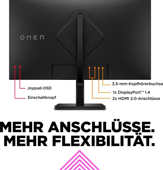Actual product image HP Omen 32q (2560 x 1440 pixels, 31.50")
