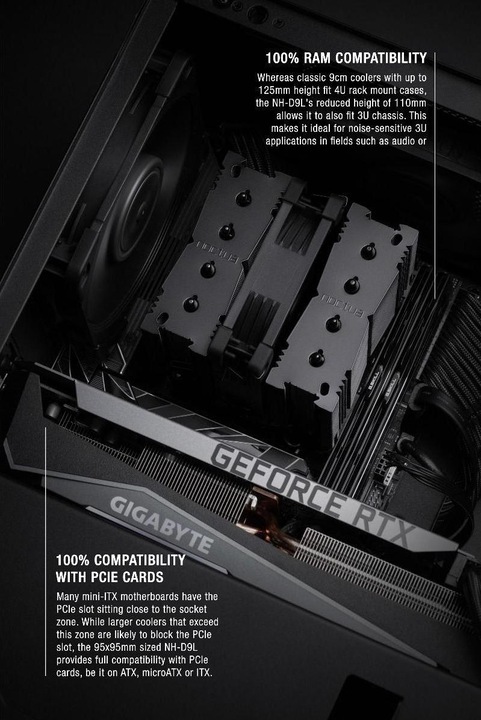 Produktbild Noctua NH-D9L chromax.black (110 mm)