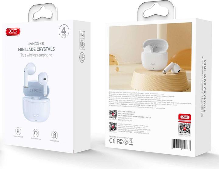 Image du produit xO Écouteurs Bluetooth X33 TWS bleu (4 h, Sans fil)