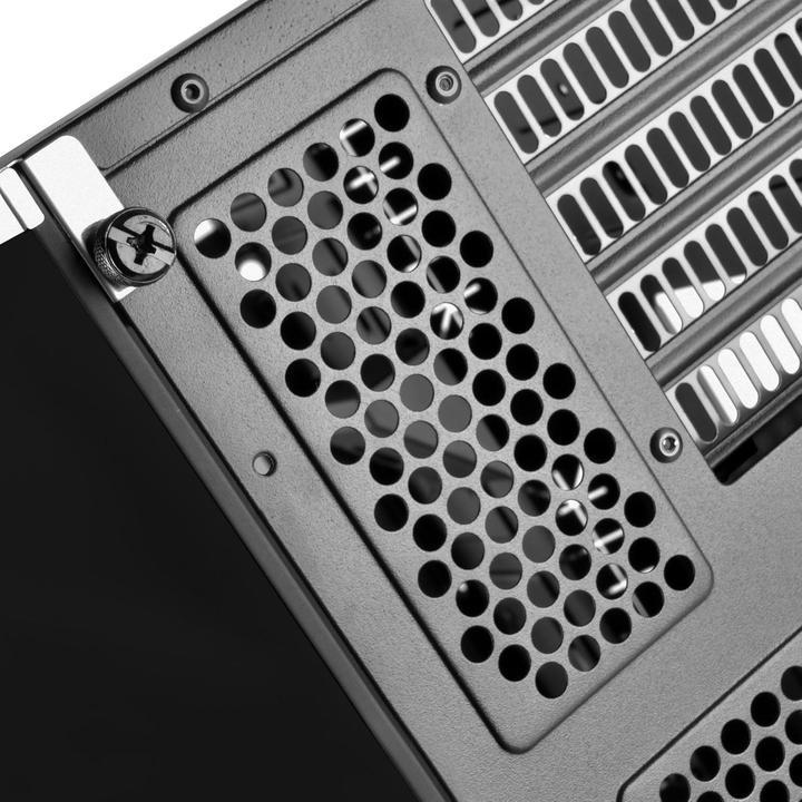 Image du produit Silverstone SST-LD01B Lucid Mini Tower Micro ATX Computer Case, Silent High Airflow Performance, 3x (mATX)