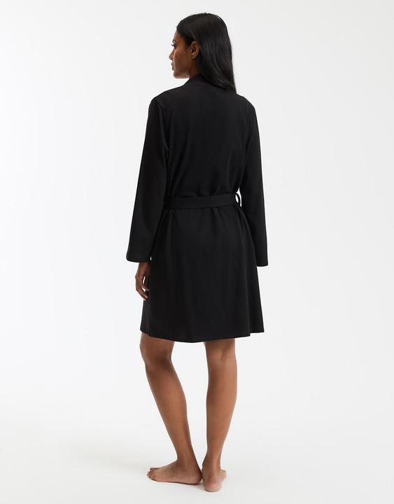 Actual product image La Redoute Collections Unifarbener Bademantel aus Baumwolljersey (XL)