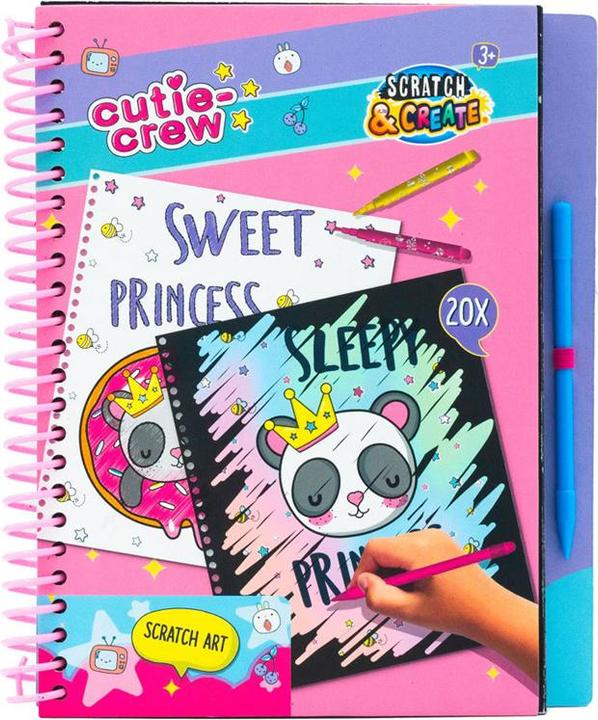 Produktbild Canenco Cutie Crew Kratz- und Malbuch