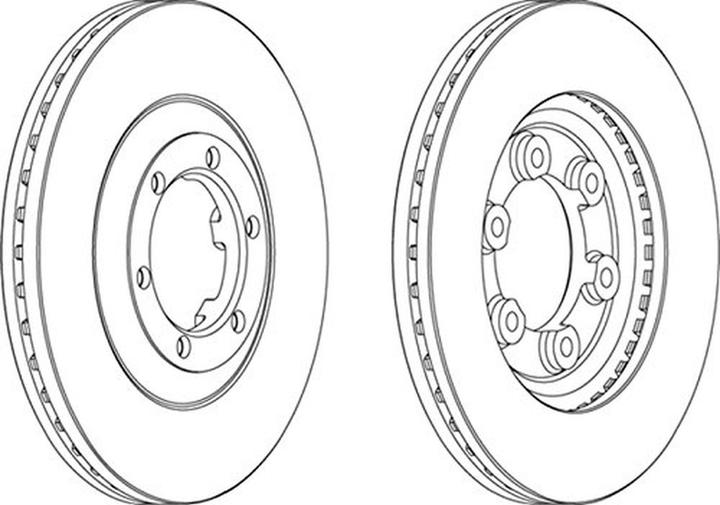 Produktbild Ferodo Bremsscheibe DDF693