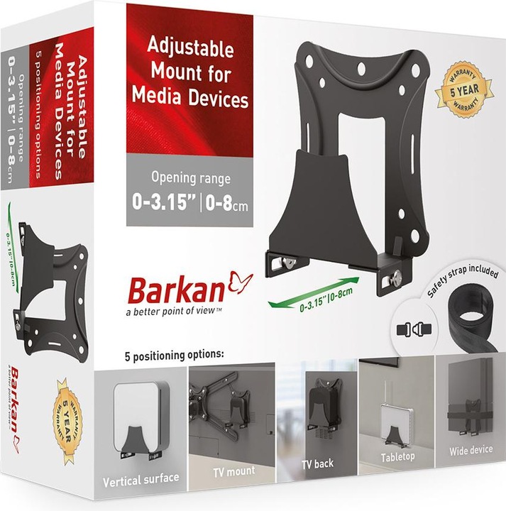 Produktbild Barkan Media Halterung (AV-Halter, Adapter- / Montageplatten)