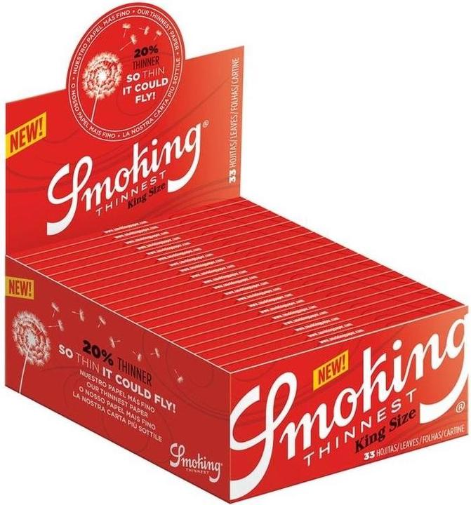 Produktbild Smoking King Size red thinnest