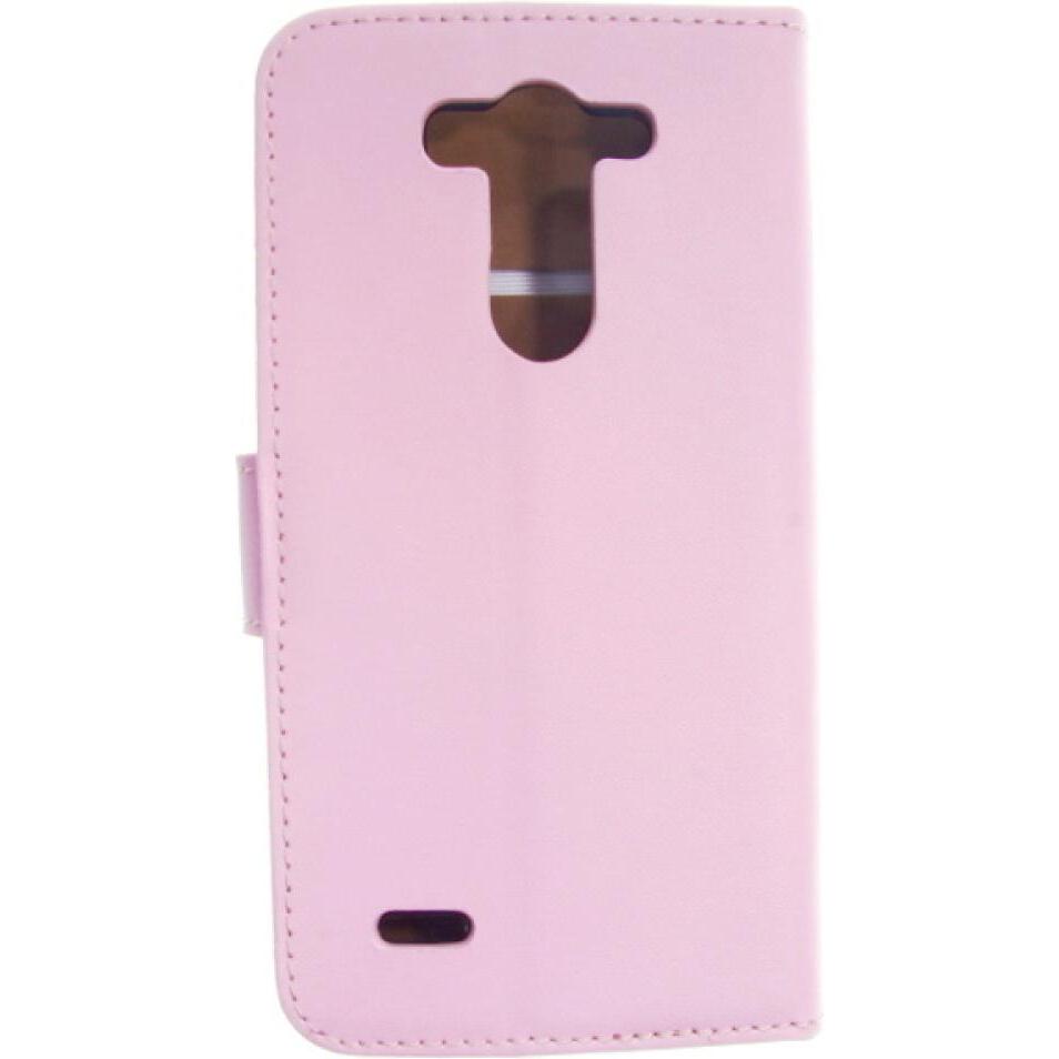 Thumbnail - OEM Slim Leder Book Case für LG G3 mini - rosa 4250710558124 (LG G3s), Smartphone Hülle, Rosa