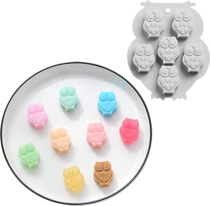 Produktbild Metamorph Halloween Silikonformen Set Geister, Katzen, Eulen zum Backen 3er Set (3 Stück)