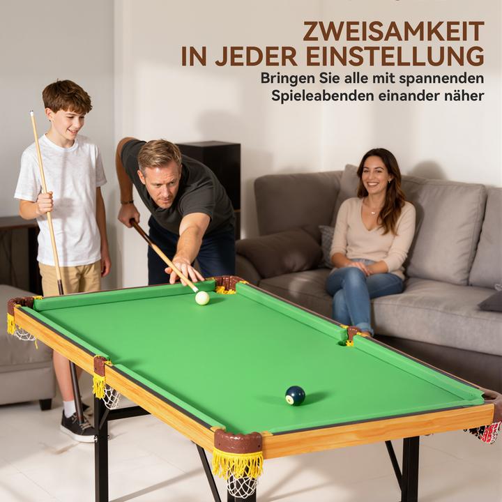 Produktbild SportNow Billardtische MDF, Polyester Grün