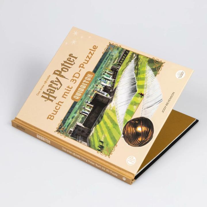 Actual product image Harry Potter - Quidditch - Das offizielle Buch mit 3D-Puzzle Fan-Art (German, Warner Bros. Consumer Products GmbH, 2023)