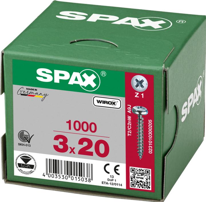 Produktbild Spax Spanplattenschrauben (1000 Schrauben pro Stück)