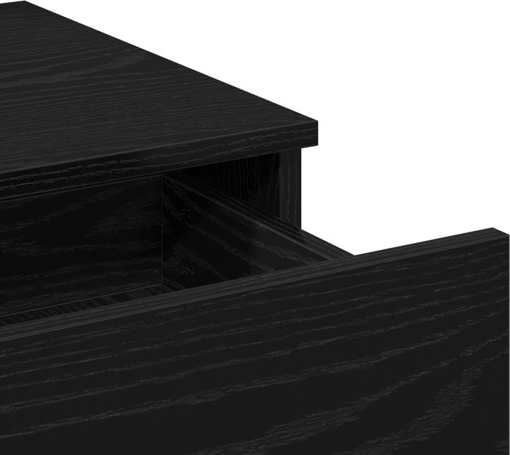 Image du produit VidaXL Coiffeuse avec LED Chêne noir 100x40x120 cm (100 x 40 x 120 cm)