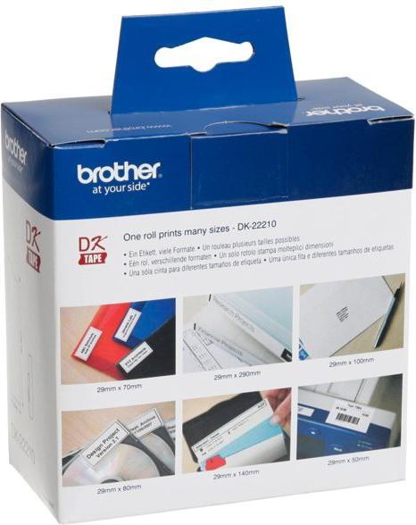 Actual product image Brother Dk-22210 (29 mm)