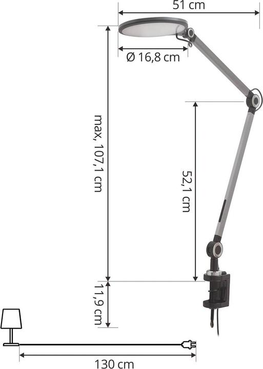 Actual product image Lindby Nyxaris (620 lm)