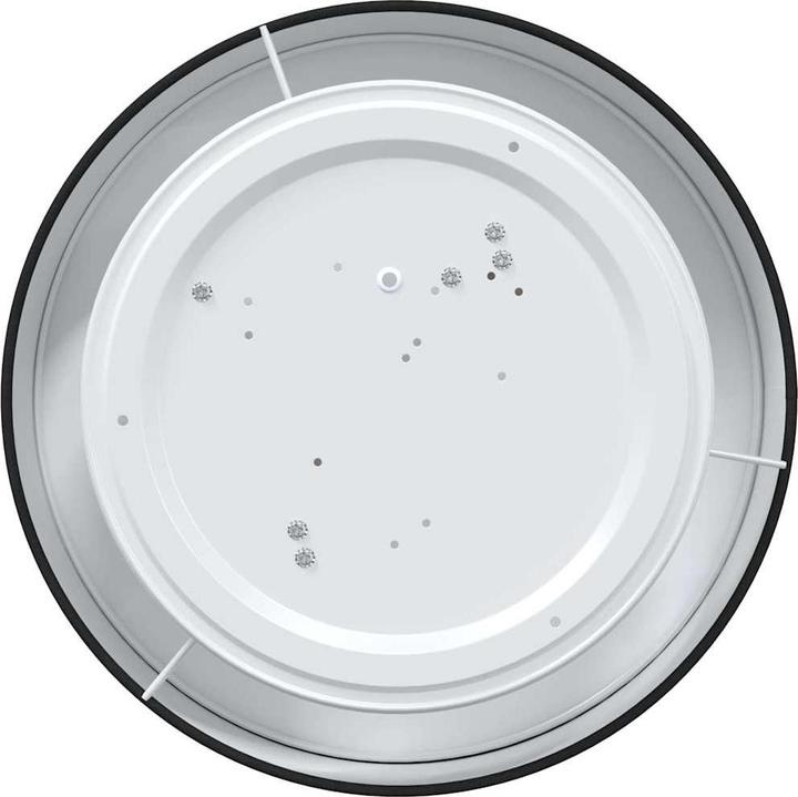 Actual product image VidaXL Deckenlichter Flush Mount Schwarz Ø 38 cm Stoff E27 (GU10)