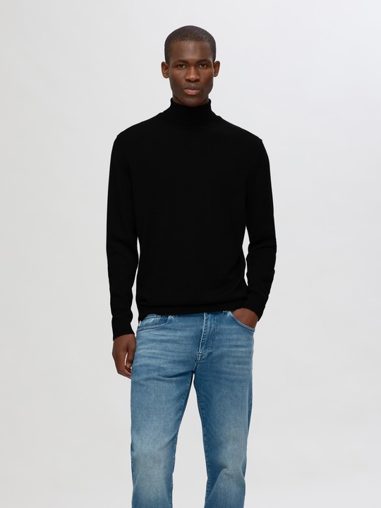 Produktbild Selected Homme Slhtray Ls Knit Merino Roll Neck Noos (XL)
