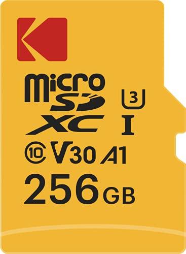 Productafbeelding Kodak SD MICRO 256GB CL10 UHS-I U3 V30 A1 ULTRA CON ADATTATORE (256 GB, microSDXC, U3, UHS-I)