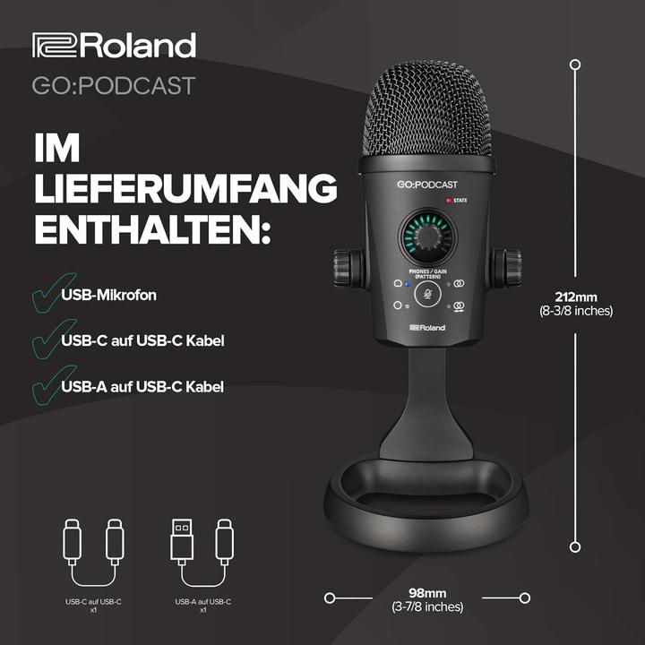 Immagine prodotto Roland Go:Podcast USB