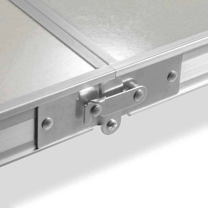 Image du produit Stahlwerk Table de camping avec chaises Set de table pliante en aluminium