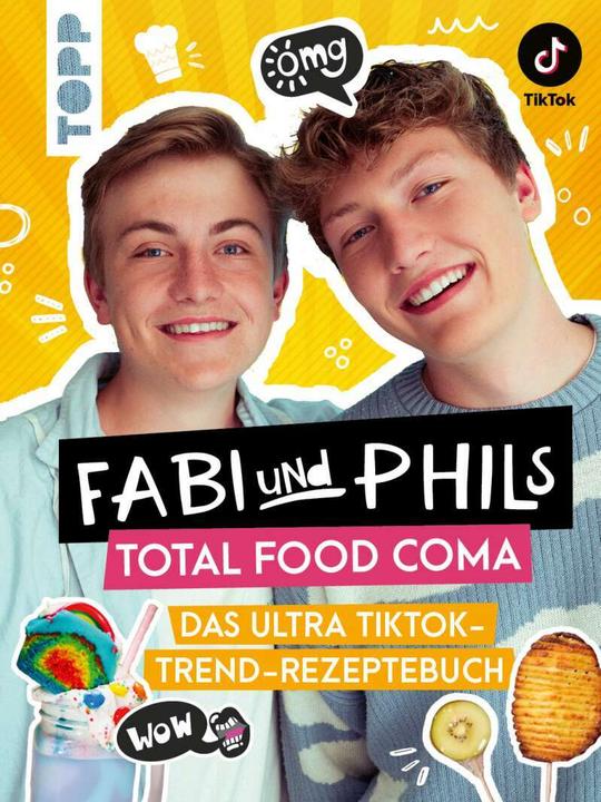 Produktbild Fabi und Phils Total Food Coma -Das ultra Tiktok Trend-Rezeptebuch (Deutsch, Fabi und Phil, 2022)