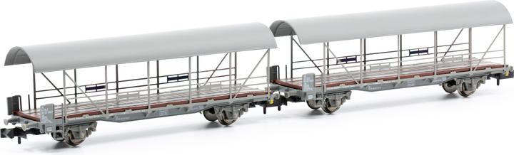 Image du produit Liliput Chariot d'accès BLS/chariot de chargement de voitures 4 pces (Voie N)