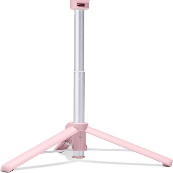 Actual product image Spigen Selfiestick S570W MagSafe Tripod Bluetooth misty rose AMP06403