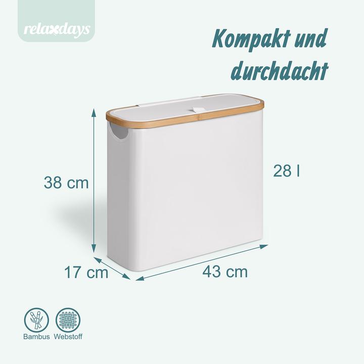 Actual product image Relaxdays Toilet roll storage