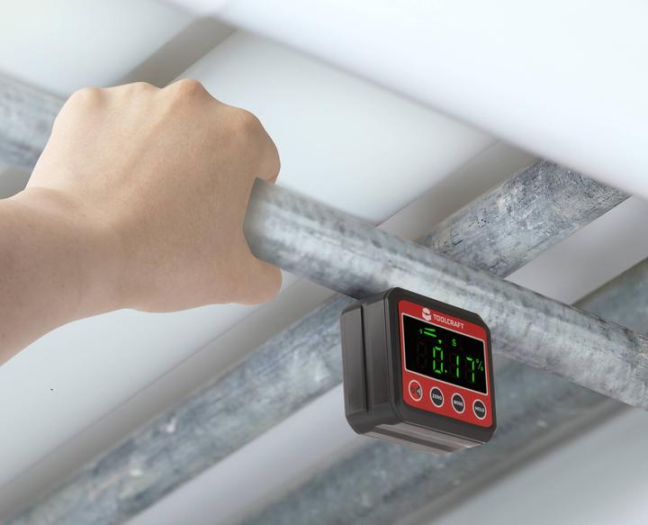 Actual product image Toolcraft Digital protractor