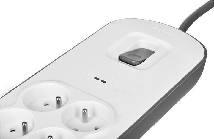Actual product image Belkin BSV604ca2m White 6 AC outputs 2 m (6 x, CEE 7/5, 2 m)