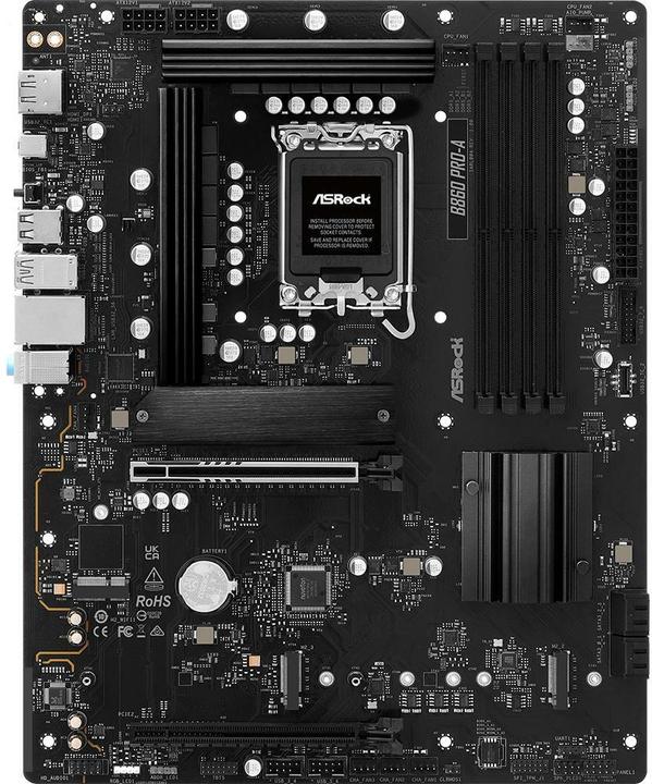 Actual product image AsRock B860 Pro-A DDR5 Intel S retail (LGA 1851, Intel B860, ATX)