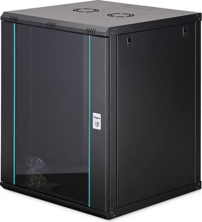 Digitus 16HE Wandgehäuse, Dynamic-N 600 x 600 mm, unmontiert, schwarz (16 RU, 19 inch rack)