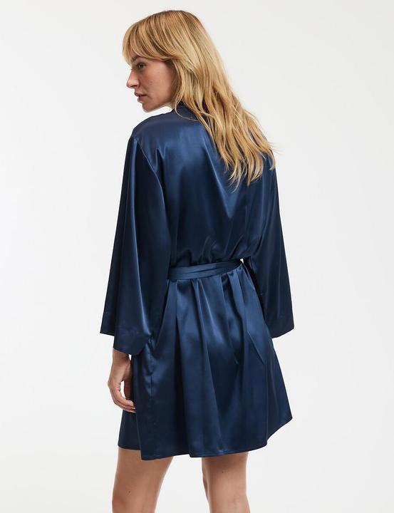 Actual product image La Redoute Collections Kurzer Kimono aus Satin (L)