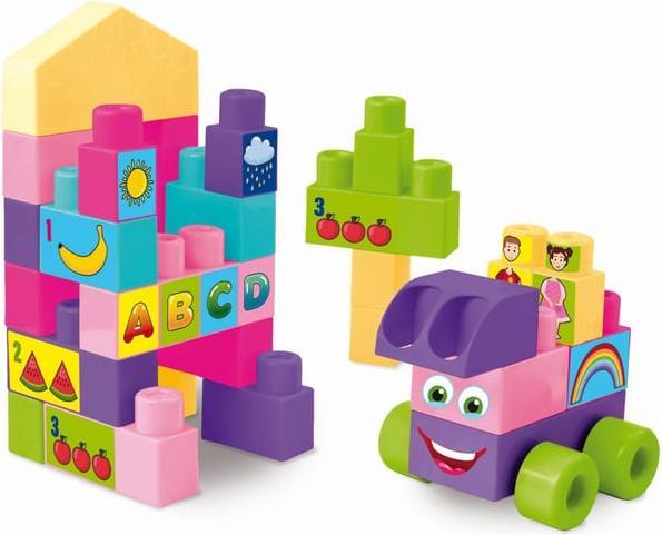 Produktbild Wader Big BlocksSpielbausteine 26 Elemente rosa