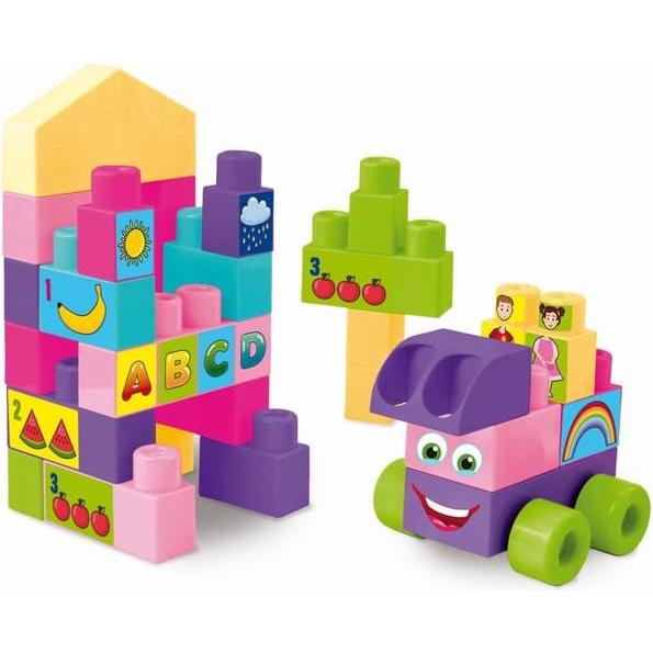 Thumbnail - Wader Big BlocksSpielbausteine 26 Elemente rosa