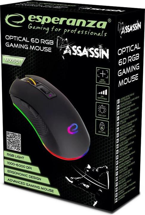 Produktbild Esperanza Wired mouse (Kabelgebunden)