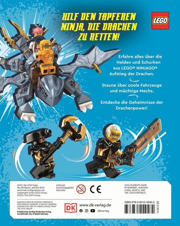 Actual product image LEGO® NINJAGO® Aufstieg der Drachen Der ultimative Ninja-Guide (German, Shari load, 2024)