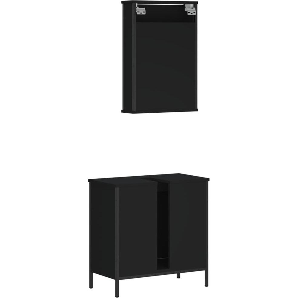 VidaXL, Badmöbelset, 2-tlg. Badmöbel-Set