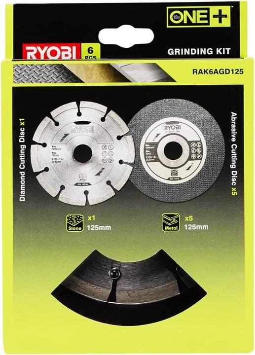 Actual product image Ryobi RAK6AGD125